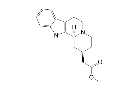 2-[(2R,12bS)-1,2,3,4,6,7,12,12b-octahydropyrido[2,1-a]$b-carbolin-2-yl]acetic acid methyl ester