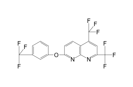 2,4-BIS(TRIFLUOROMETHYL)-7-[(alpha,alpha,alpha-TRIFLUORO-m-TOLYL)OXY]-1,8-NAPHTHYRIDINE