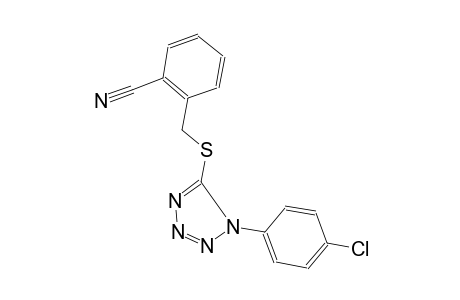 benzonitrile, 2-[[[1-(4-chlorophenyl)-1H-tetrazol-5-yl]thio]methyl]-