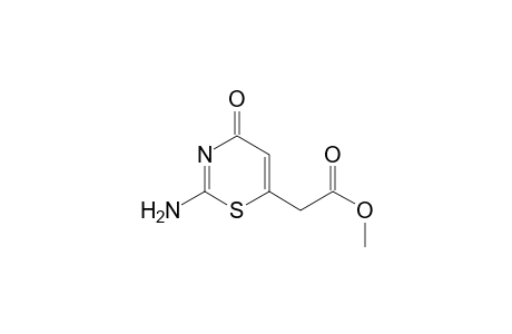 4H-1,3-Thiazine-6-acetic acid, 2-amino-4-oxo-, methyl ester