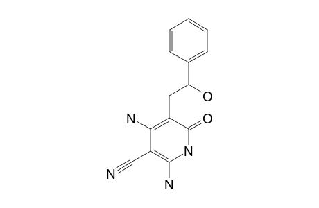 2,4-DIAMINO-1,6-DIHYDRO-5-(2-HYDROXY-2-PHENYLETHYL)-6-OXO-3-PYRIDINECARBONITRILE