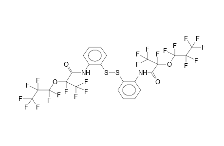 N,N'-BIS(PERFLUORO-2-METHYL-3-OXAHEXANOYL)-2,2'-DIAMINODIPHENYLDISULPHIDE