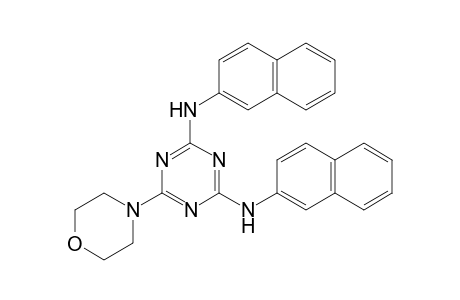 6-morpholino-N2,N4-bis(2-naphthyl)-1,3,5-triazine-2,4-diamine