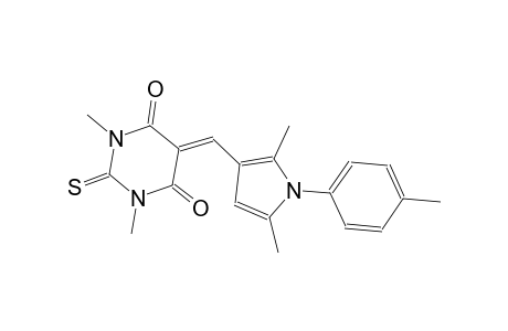 5-{[2,5-dimethyl-1-(4-methylphenyl)-1H-pyrrol-3-yl]methylene}-1,3-dimethyl-2-thioxodihydro-4,6(1H,5H)-pyrimidinedione