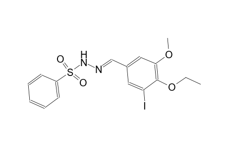 N'-[(E)-(4-ethoxy-3-iodo-5-methoxyphenyl)methylidene]benzenesulfonohydrazide