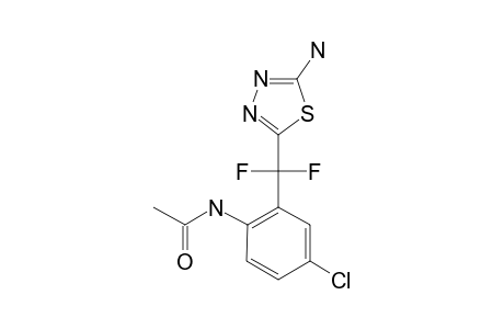 N-[2-[(5-AMINO-1,3,4-THIADIAZOL-2-YL)-DIFLUOROMETHYL]-4-CHLOROPHENYL]-ACETAMIDE