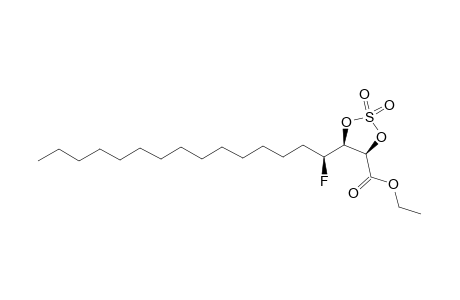 ETHYL-REL-(4S,5S,6S)-5-(1-FLUOROPENTADECYL)-2,2-DIOXO-2-LAMBDA(6)-(1,3,2)-DIOXATHIOLAN-4-CARBOXYLATE