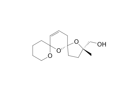 (cis)-2.alpha.-hydroxymethyl-2.beta.-methyl-1,6,8-trioxadispiro[4.1.5.3]pentadec-13-ene