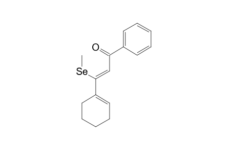 1-(1-CYCLOHEXENYL)-1-METHYLSELENENYL-3-OXO-3-PHENYL-1-PROPENE