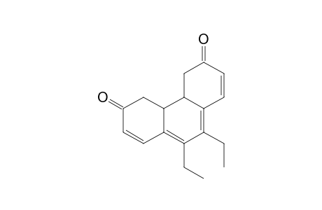 9,10-diethyl-4,4a,4b,5-tetrahydrophenanthrene-3,6-dione