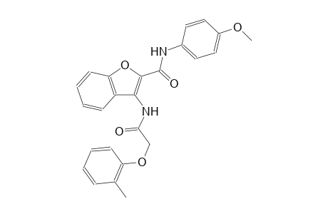 2-benzofurancarboxamide, N-(4-methoxyphenyl)-3-[[(2-methylphenoxy)acetyl]amino]-