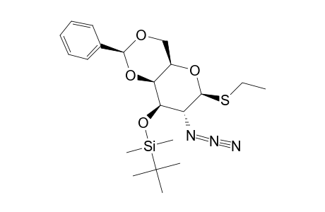 [(2S,4aR,6S,7R,8R,8aS)-7-azido-6-(ethylthio)-2-phenyl-4,4a,6,7,8,8a-hexahydropyrano[3,2-d][1,3]dioxin-8-yl]oxy-tert-butyl-dimethyl-silane