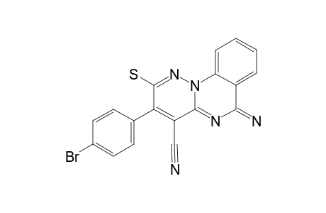 3-(4-BROMOPHENYL)-6-IMINO-2-MERCAPTO-6H-PYRIDAZINO-[1,6-A]-QUINAZOLINE-4-CARBONITRILE