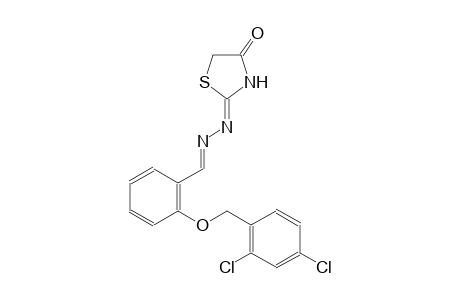 benzaldehyde, 2-[(2,4-dichlorophenyl)methoxy]-, [(2Z)-4-oxothiazolidinylidene]hydrazone