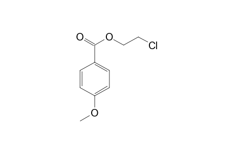 4-Methoxy-benzoic acid 2-chloroethyl ester