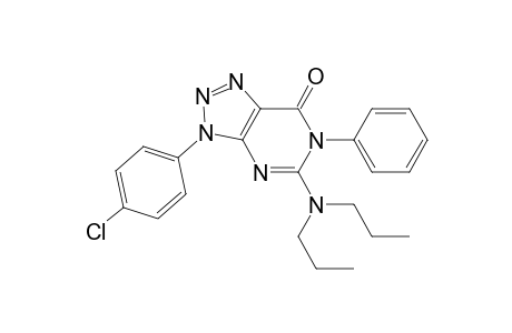 3-(4-Chlorophenyl)-5-di(n-propyl)amino-6-phenyl-3,6-dihydro-7H-1,2,3-triazolo[4,5-d]pyrimidin-7-one