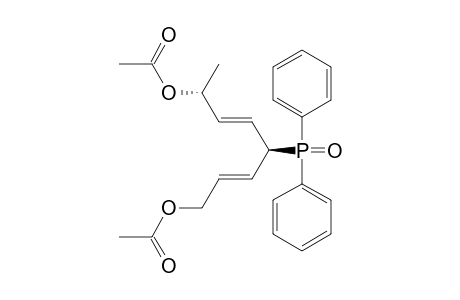 (4RS,7SR)-(E,E)-4-DIPHENYLPHOSPHINOYL-OCTA-2,5-DIENE-1,7-DIYL-DIACETATE;anti-ISOMER