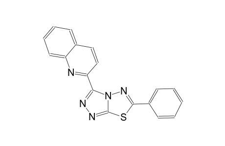quinoline, 2-(6-phenyl[1,2,4]triazolo[3,4-b][1,3,4]thiadiazol-3-yl)-