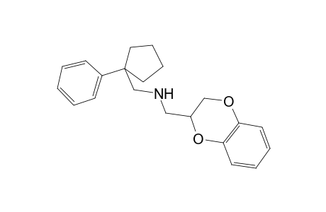 (2,3-Dihydrobenzo[1,4]dioxin-2-ylmethyl)- (1-phenylcyclopentylmethyl)amine
