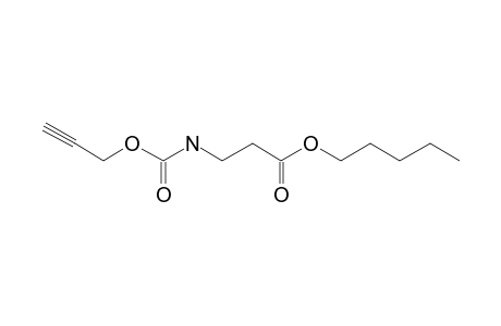 .beta.-Alanine, N-propargyloxycarbonyl-, pentyl ester