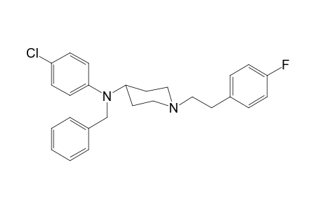 N-Benzyl-N-4-chlorophenyl-1-[2-(4-fluorophenyl)ethyl]piperidin-4-amine