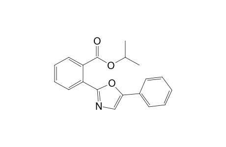 Isopropyl o-(5-phenyl-2-oxazolyl)benzoate