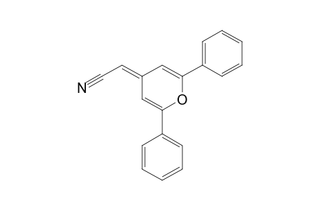 2-(2,6-diphenyl-4H-pyran-4-ylidene)acetonitrile