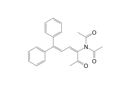 Acetamide, N-acetyl-N-(1-acetyl-4,4-diphenyl-1,3-butadienyl)-