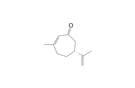 (6R)-3-methyl-6-(1-methylethenyl)-1-cyclohept-2-enone