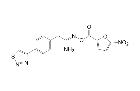 O-(5-nitro-2-furoyl)-2-[p-(1,2,3-thiadiazol-4-yl)phenyl]acetamidoxime