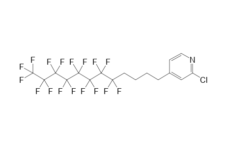2-Chloro-4-(5,5,6,6,7,7,8,8,9,9,10,10,11,11,12,12,12-heptadecafluorododecyl)pyridine