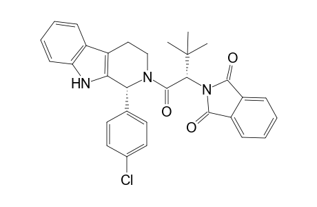 2-[(1S)-1-[(1R)-1-(4-chlorophenyl)-1,3,4,9-tetrahydro-$b-carboline-2-carbonyl]-2,2-dimethyl-propyl]isoindoline-1,3-quinone