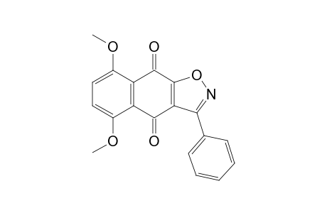 5,8-Dimethoxy-3-phenylnaphtho[2,3-d]isoxazole-4,9-dione