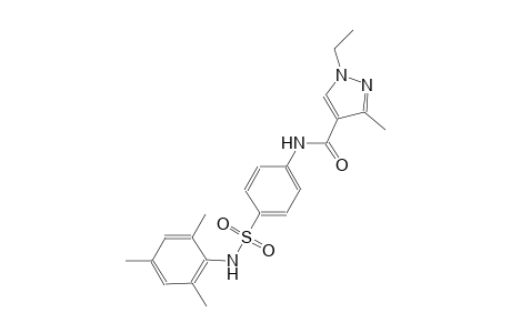 1-ethyl-N-{4-[(mesitylamino)sulfonyl]phenyl}-3-methyl-1H-pyrazole-4-carboxamide