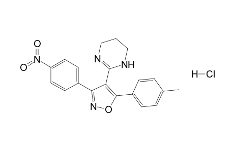 3-(4'-Nitrophenyl)-4-(2"-tetrahydropyrimidinyl)-5-(4"'-methylphenyl)isoxazole - hydrochloride