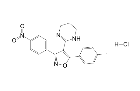 3-(4'-Nitrophenyl)-4-(2"-tetrahydropyrimidinyl)-5-(4"'-methylphenyl)isoxazole - hydrochloride