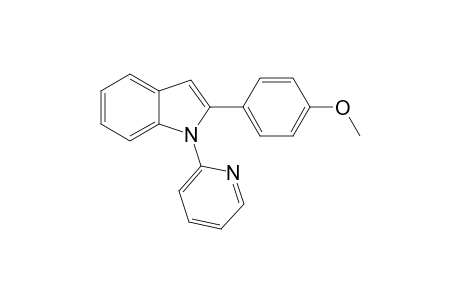 2-(4-Methoxyphenyl)-1-(pyridin-2-yl)-1H-indole