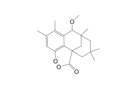 1-CARBOXY-8-METHOXY-6-METHYL-5-NOR-DIISOPHORA-2(7),3,5-TRIENE-3-OL