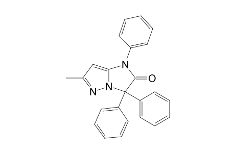 6-Methyl-1,3,3-triphenyl-2-imidazo[1,2-b]pyrazolone