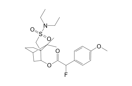 7,7-Dimethyl-1-[N,N-Diethylaminosulfonylmethyl]cyclo[2.2.1]hept-2-yl 2-fluoro-2-(4-methoxyphenyl)ethanoate