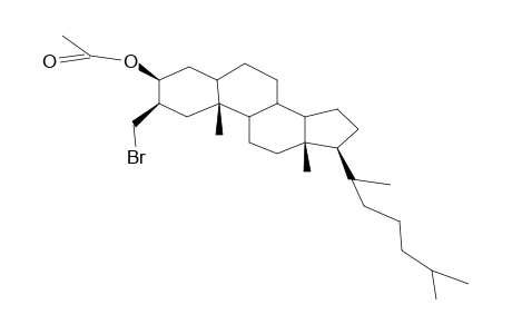 3B-ACETOXY-2B-BROMOMETHYL-5A-CHOLESTANE
