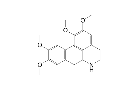 Glaucine-M (N-demethyl-) MS2