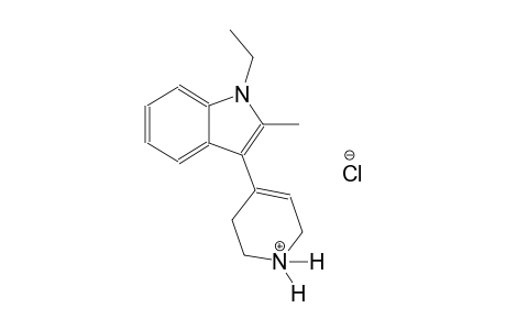 pyridinium, 4-(1-ethyl-2-methyl-1H-indol-3-yl)-1,2,3,6-tetrahydro-, chloride