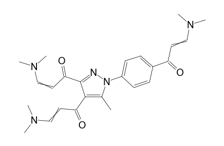 3,4-bis[3-(N,N-dimethylamino)acryloyl]-1-[4-(3-(N,N-dimethylamino)-acryloyl)phenyl]-5-methyl-1H-pyrazole