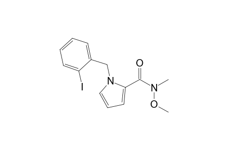 1-(2-iodobenzyl)-N-methoxy-N-methyl-pyrrole-2-carboxamide