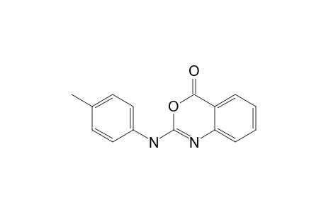 2-(4-METHYLPHENYLAMINO)-4H-3,1-BENZOXAZIN-4-ONE