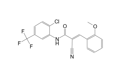 (2E)-N-[2-chloro-5-(trifluoromethyl)phenyl]-2-cyano-3-(2-methoxyphenyl)-2-propenamide