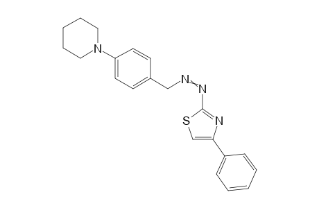 N-(4-Phenyl-thiazol-2-yl)-N'-[4-(piperidin-1-yl)benzylidenyl]hydrazine