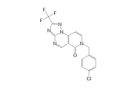 pyrido[3,4-e][1,2,4]triazolo[1,5-a]pyrimidin-6(7H)-one, 7-[(4-chlorophenyl)methyl]-2-(trifluoromethyl)-