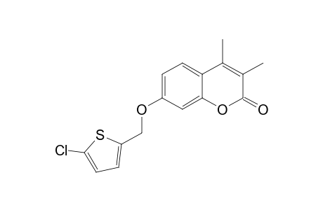 2H-1-Benzopyran-2-one, 7-[(5-chloro-2-thienyl)methoxy]-3,4-dimethyl-